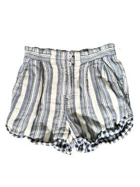 Pilcro Anthropologie Everyday Shorts Gauzy Nautical Striped Size 26 US 2 4 C cla
